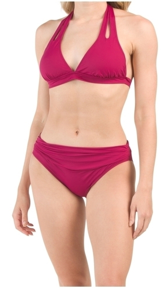 La Blanca Island Cutout Bikini Top & Bottom 2 piece Bathing Suit - Picture 1 of 14